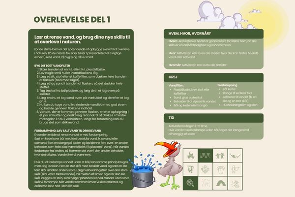 Overlevelse - del 1 - lær at rense vand